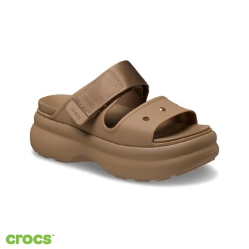 Crocs卡駱馳(女鞋) Soho Two Strap Sandal 雙帶涼鞋-棕褐色-212861-2EY