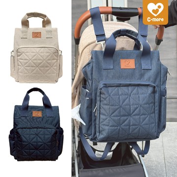Cmore 多功能媽媽包(兩色任選) 母乳保冷包 吸乳器收納包 哺乳包