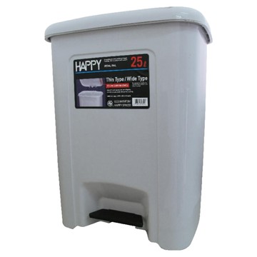 HAPPY 快樂屋 強強踏式紙林垃圾桶 25L 顏色隨機  37 x 28.5 x 48cm
