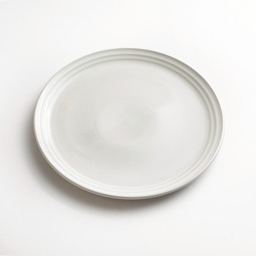 WAGA 醇色溫潤 20cm 陶瓷圓盤│潤白│單品