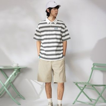 CONVERSE MATSUI SS POLO BLACK 男女 短袖POLO UCK178-023