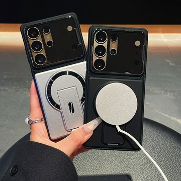無線磁吸 隱形護鏡支架 保護殼 適用三星Galaxy S26 S25 S24 S23 Ultra A57A37 防摔殼