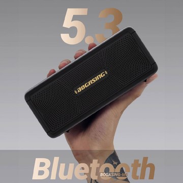 【BOGASING】M5 柏林之聲40W 強勁低音TF卡/AUX/USB藍牙喇叭 便攜式無線喇叭 重低音喇叭