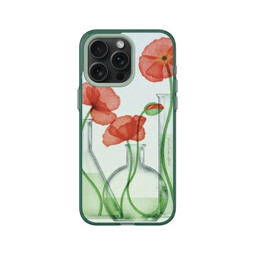 iPhone 15 Pro Max Clear 憂墨綠 - Sarah Mafféïs - 罌粟
