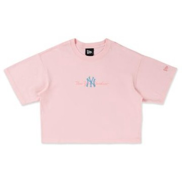 NEW ERA 女 寬版短袖上衣 JELLY PACK 紐約洋基 粉紅 NE14891322