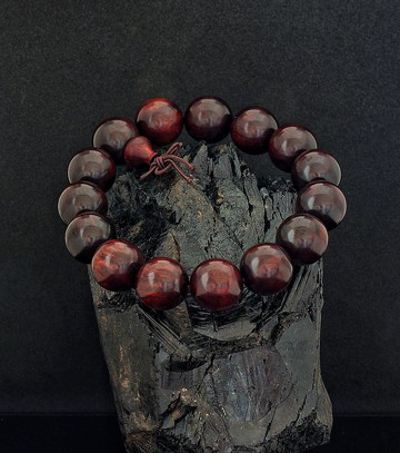 入門級贊比亞紫檀木珠 15mm 手鍊