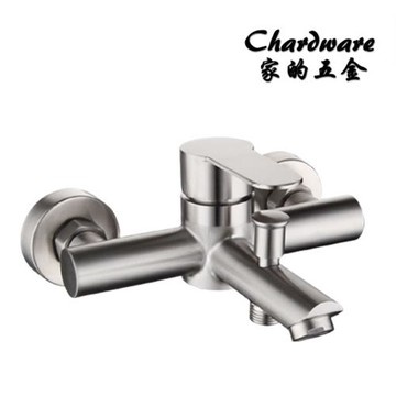 【家的五金】LY018-304不銹鋼飛機三聯水龍頭（拉絲）(淋浴.水龍頭.沐浴龍頭.不鏽鋼.浴室.洗澡.蓮蓬頭.軟管)