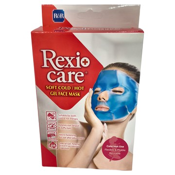 R&R 萊禮生醫 Rexi care 瑞斯 藍果凍雙效 凝膠面罩 SP-8406D 有鼻子  1個
