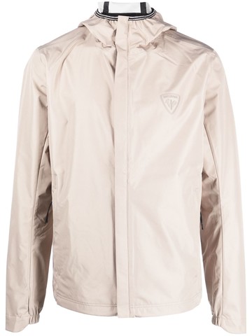 Rossignol - hooded zip-up performance jacket - men - Polyester - S - Neutrals