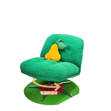 杜威林格沙發椅單人陽臺休閑椅客廳旋轉沙發設計師創意網紅懶人【0113103DD】