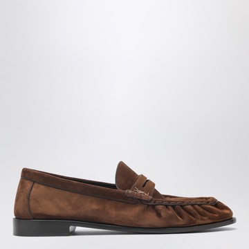 Le Loafer Dark Havana suede loafers