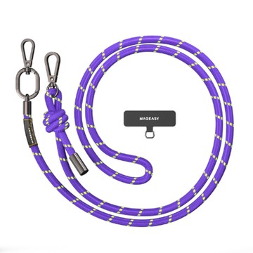 MAGEASY 8.3mm Strap 警戒紫 手機 掛繩/掛繩片組 H7863 (4895241119491)