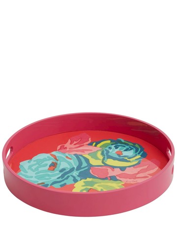 Nizam Flower Geranium Lacquered Tray