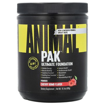 Animal, Pak®，高階粉底，櫻桃炸彈，15.1 盎司（429 克）