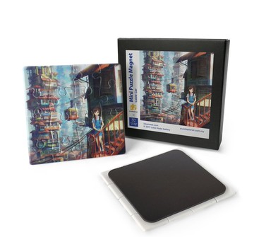 空中纜車迷你磁鐡拼圖