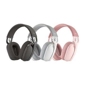 Logitech 羅技 【 Zone Vibe 100 】沈浸式音效 無線藍牙 耳機麥克風 石墨灰/玫瑰粉/珍珠白