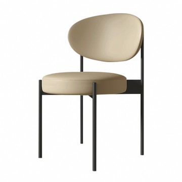 【IDEA】漫納高品簡約超纖皮休閒椅/餐椅(化妝椅 戶外椅 梳妝椅 書桌椅)