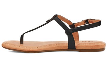 WMNS UGG MADEENA SANDALS BLACK BROWN