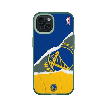 iPhone 15 Clear 憂墨綠 - NBA - 熱血系列-金州勇士 Golden State Warriors - Sweat and tears