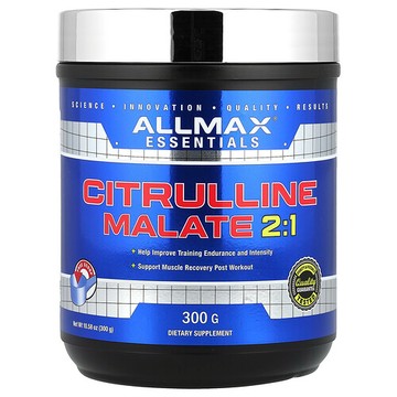 ALLMAX, Essentials，瓜氨酸蘋果酸 2:1，10.58 盎司（300 克）