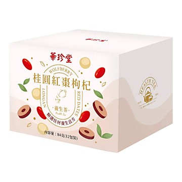 仁濟中藥 華珍堂 紅棗枸杞養生茶  7g  12包  1盒