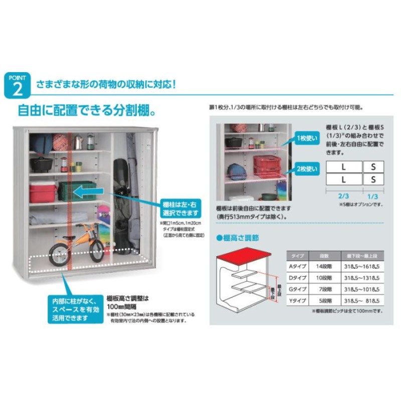 物置・屋外 おしゃれ 物置き 大型 小屋 小型：ヨド物置エスモESF-1807A[G-506]［北海道・沖縄県・離島・一部地域発送不可］  LINEショッピング