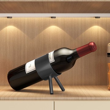 紅酒架擺件酒柜紅酒展示架葡萄酒架斜放托架輕奢家用酒瓶收納架子