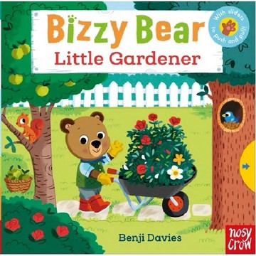 Bizzy Bear: Little Gardener/Bizzy Bear 小小園丁 推拉轉遊戲書/班傑．戴維斯 eslite誠品