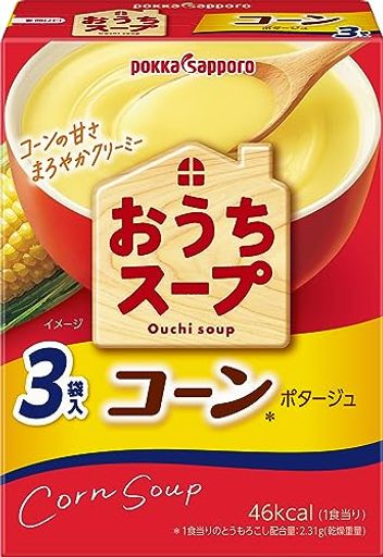 ポッカサッポロ おうちスープ コーン３袋入箱 5箱