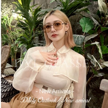 ⒹⓎⓁ┊獨家實戴實拍 5ᴄᴏʟᴏʀ🪴高訂款質感細框墨鏡 太陽眼鏡 抗UV 韓國 眼鏡 小紅書爆款 ins風 明星同款