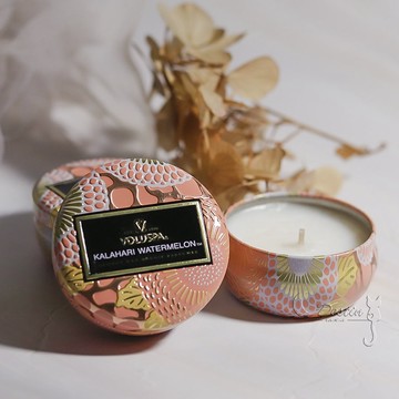 Voluspa 美國 卡拉哈里西瓜 Kalahari Watermelon 香氛蠟燭 0.9oz / 25G 迷你鐵罐