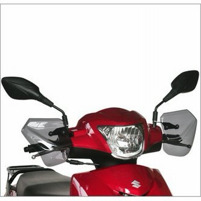 旭風防 アドレス110/ADDRESS110(CE47A)用 ナックルバイザー/ハンドガード(スモーク)＿アサヒ/AF-ASAHI