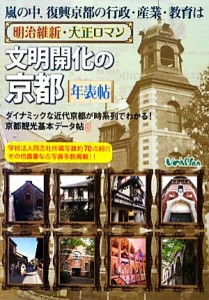  嵐の中、復興京都の行政・産業・教育は　明治維新・大正ロマン文明開化の京都年表帖(８) ダイナミックな近代京都が時系列でわか