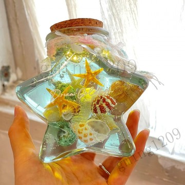 【高級感氛圍小夜燈】海洋星星擴香擺件 無火香薰精油 生日禮物 送禮推薦 小衆設計感夜燈 銀河小夜燈 台灣製 免運