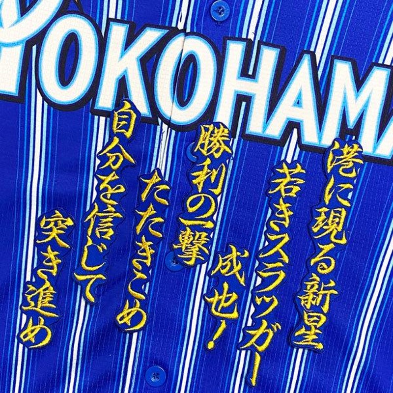 ☆送料無料☆横浜 DeNA ベイスターズ 細川成也 応援歌 青 刺繍 ワッペン ユニフォーム | LINEブランドカタログ