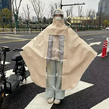🏆臺灣本土直出🏆電動電瓶車雨衣加大加厚長款全身防暴雨新款女款摩托專用防水雨披