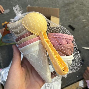 下殺價🔥玩沙冰淇淋沙灘玩具甜筒模具挖玩沙工具套裝幼兒園兒童玩具過家家BKA3
