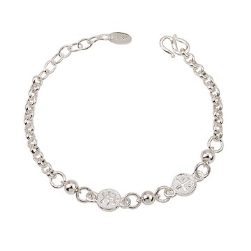 圓滿平安-寶寶純銀手鍊