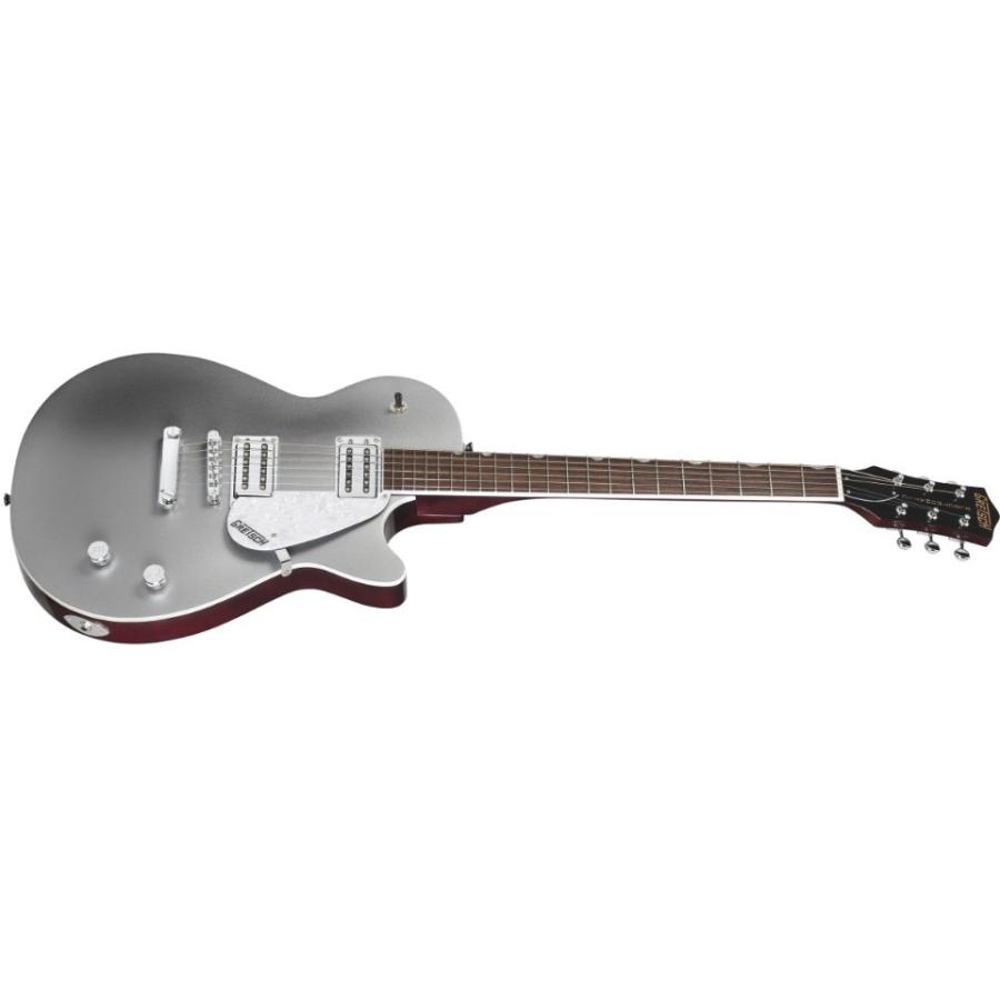 Gretsch G5425 Electromatic Jet Club Solid Body Silver Top with Black Back