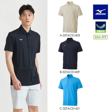 【MIZUNO 美津濃】男款短袖POLO衫 32TAC014XX（任選一色）