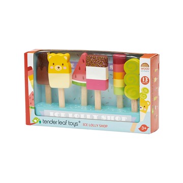 tender leaf 夏日冰品店  橡膠木 多色  1組