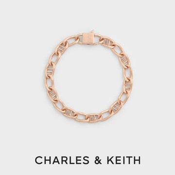 【CHARLES & KEITH】Nyra 金屬粗鍊手鍊｜情人節快樂｜愛藏在細節裡｜生日禮物｜快速出貨｜小CK｜官方直營