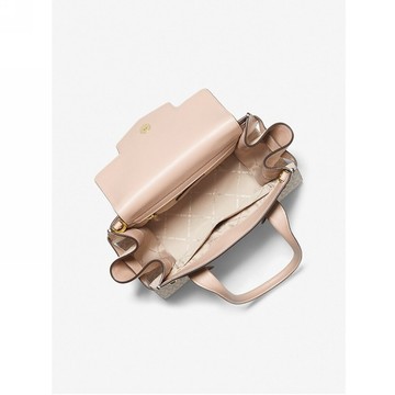 michael kors carmen 中號拼色徽標挎包-35s2gnms8v原廠美國專櫃公司貨