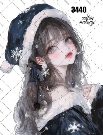 original sticker no.3440 人物貼紙 原創貼紙 原創人物貼紙 裝飾貼紙 cotton melody