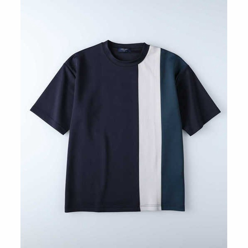 ライトオン バックナンバー 速乾タテ切替ｔシャツ メンズ ネイビー L Right On 通販 Lineポイント最大2 0 Get Lineショッピング