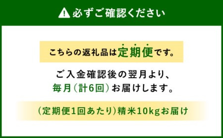 農家のこだわり精米 10㎏ 合計60kg ヒノヒカリ