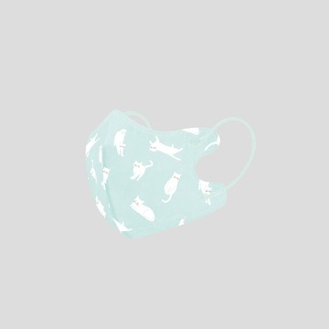 CHENYU辰昱 3D醫療透氣口罩(30入) 1-3歲 - 氣質慵懶貓