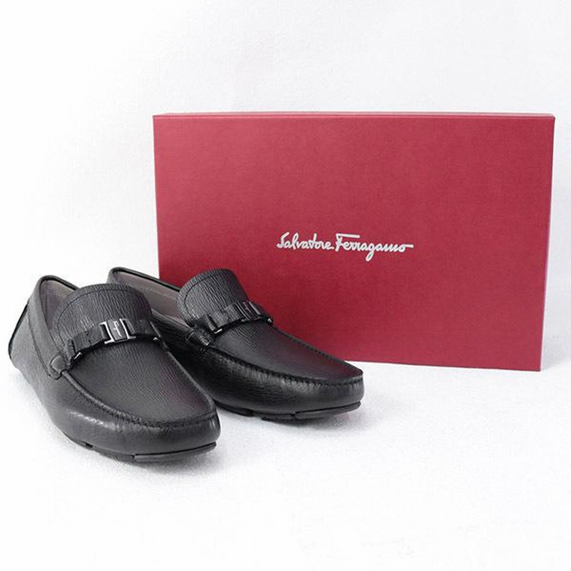 サルヴァトーレ フェラガモ Salvatore Ferragamo 靴 メンズ ガンチーニ ドライビングシューズ ローファー ブラック (AMER  0709326 NERO) 21AW | LINEショッピング