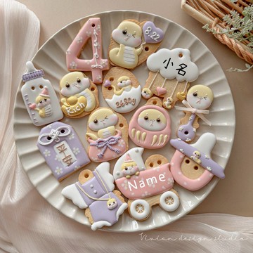 蛇寶小花糖霜餅乾 收涎餅乾