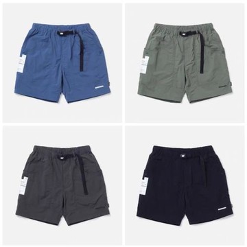 潮牌NBHD25SS CLIMBING SHORT 腰帶登山運動寬松休閑短褲